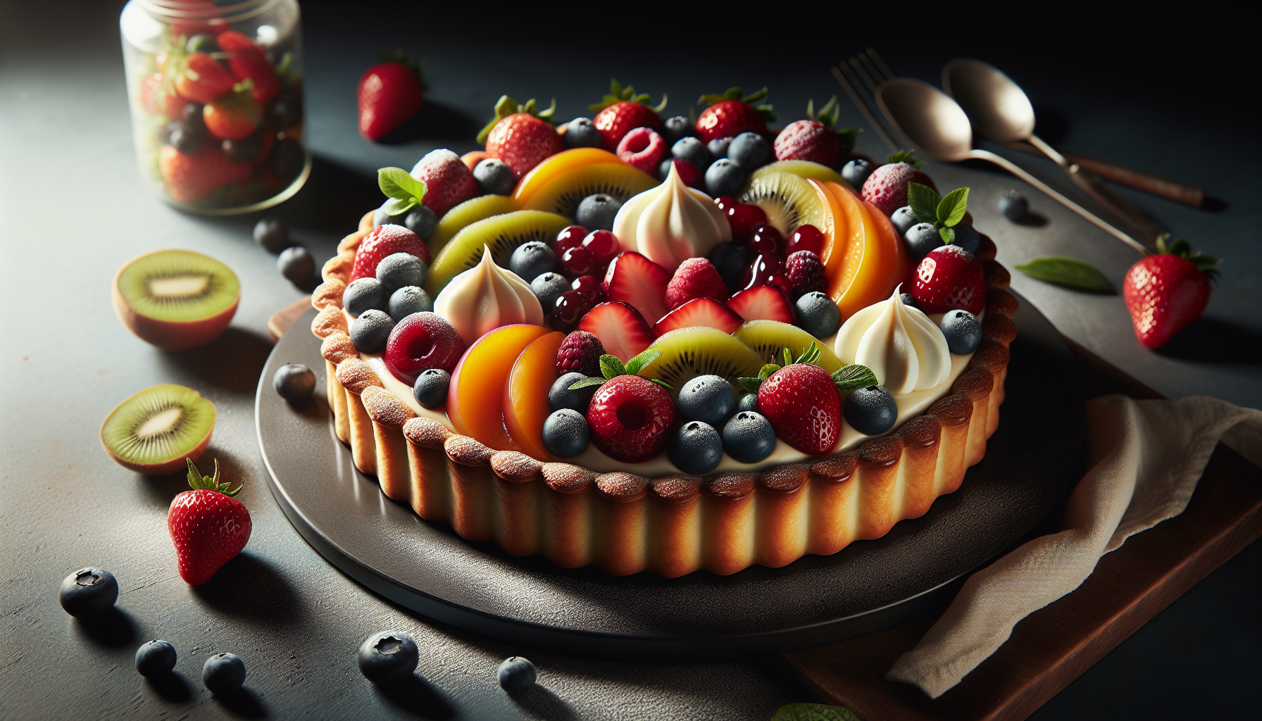 crostata di frutta estiva